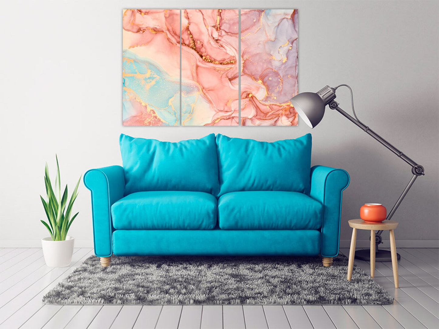 Pink Marmor Einteilig oder Mehrteilig