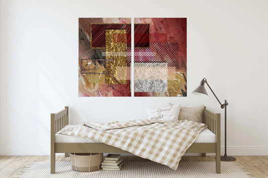 Gold in Rot Einteilig oder Mehrteilig