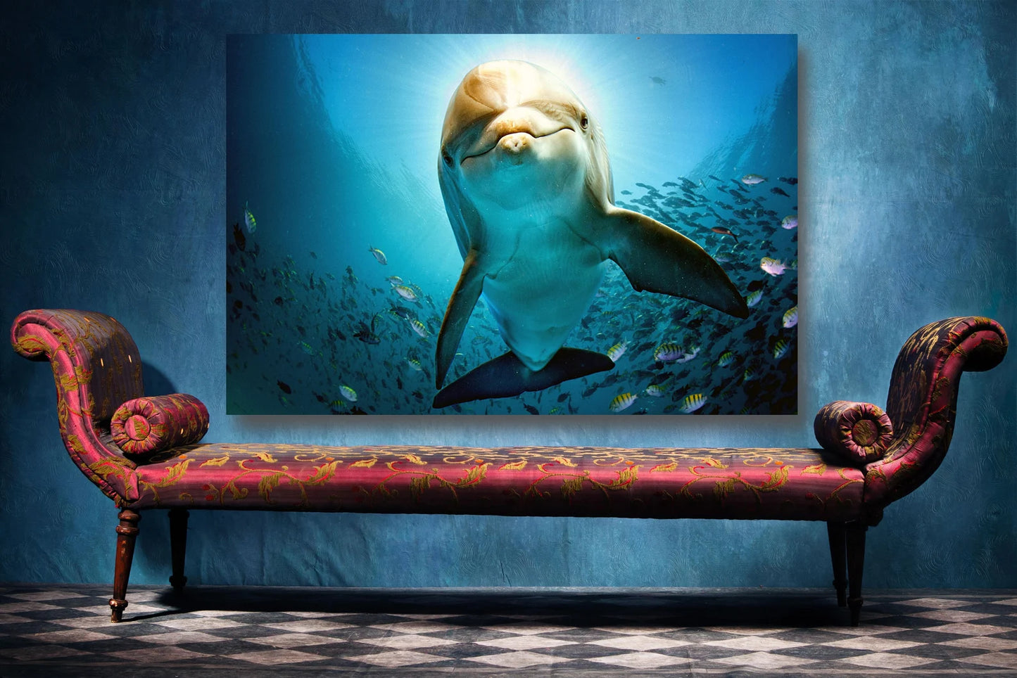 Delphin im Wasser