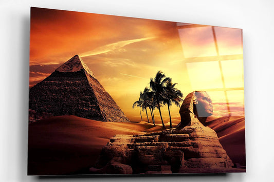 Pyramiden und Sphinx