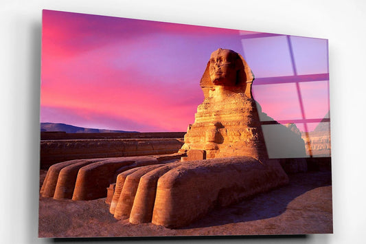 Ägyptische Sphinx Schöner Himmel
