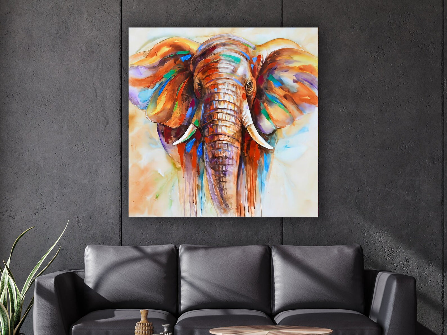 Butterfly over coast canvas art
