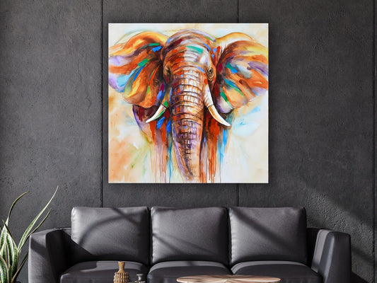 Butterfly over coast canvas art