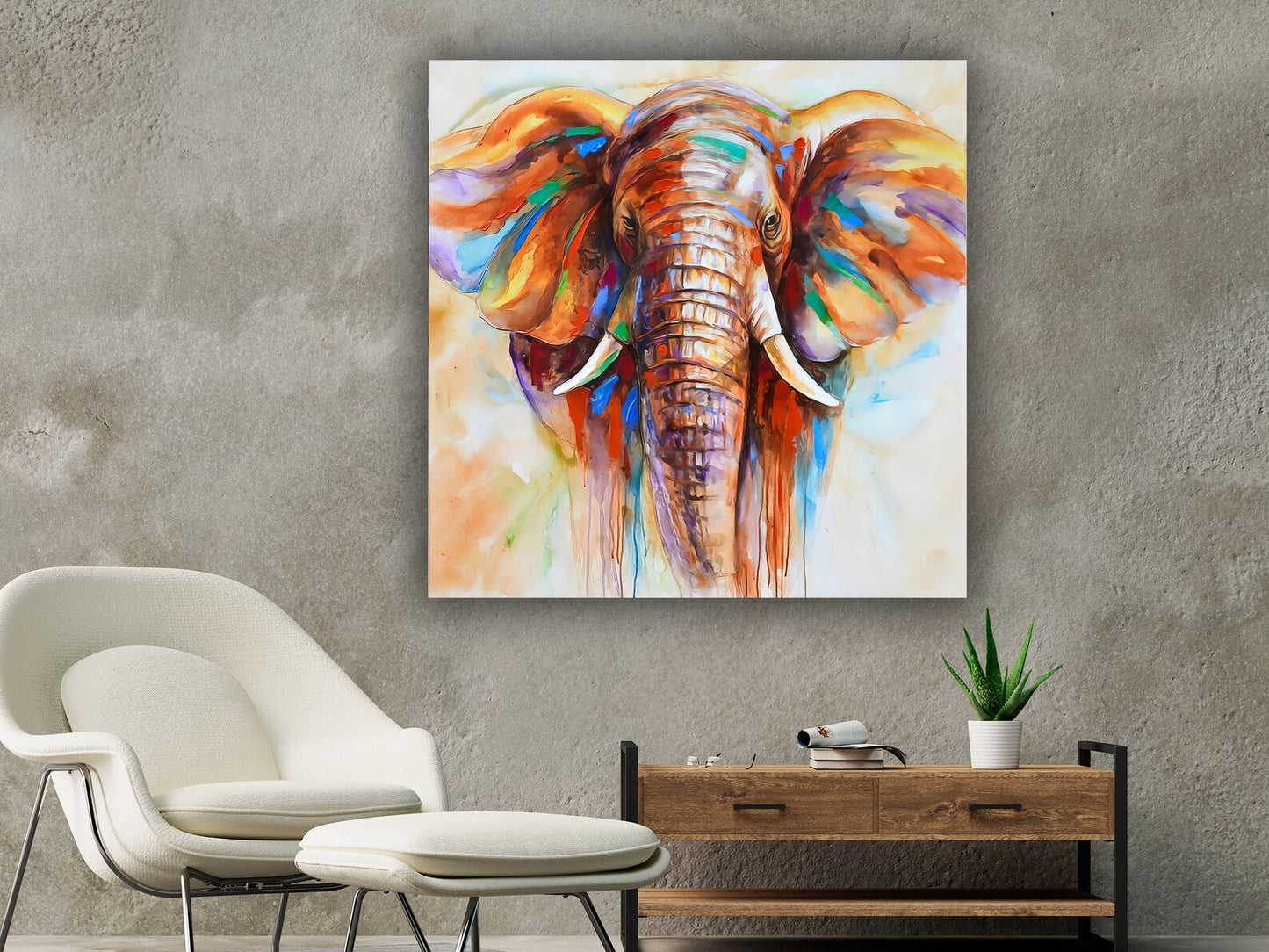 Butterfly over coast canvas art
