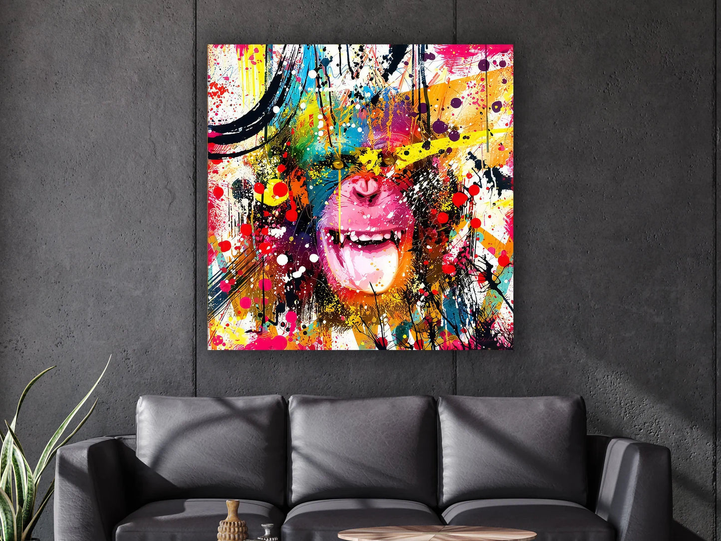 Butterfly over coast canvas art