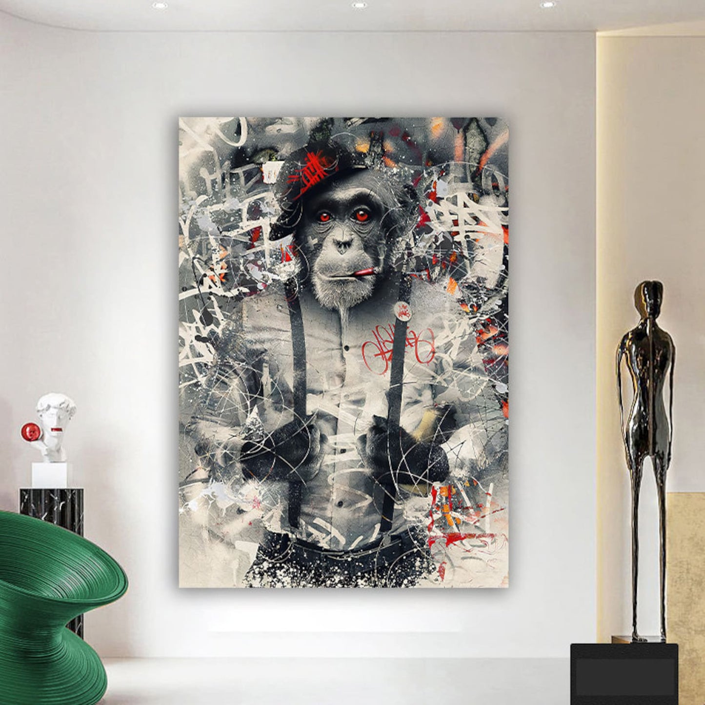 Toile d'oiseaux volants en plumes