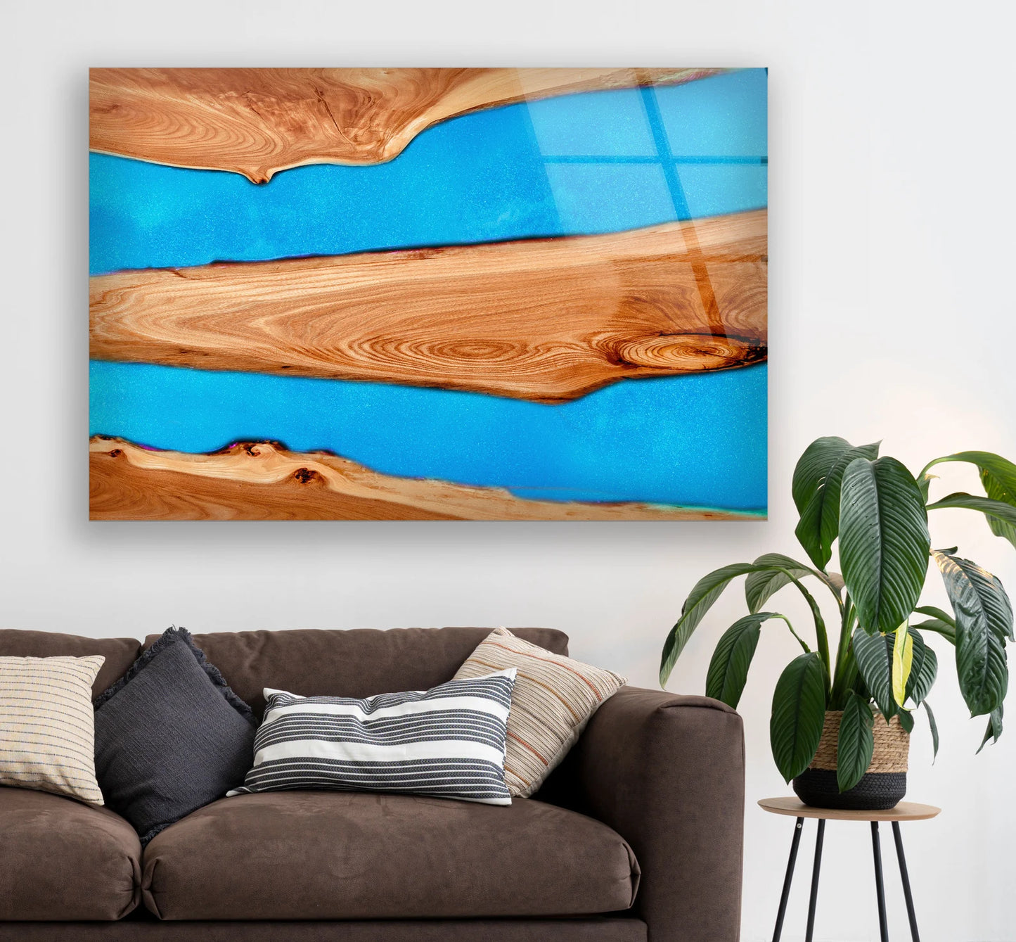 Holz Blauer Fluss