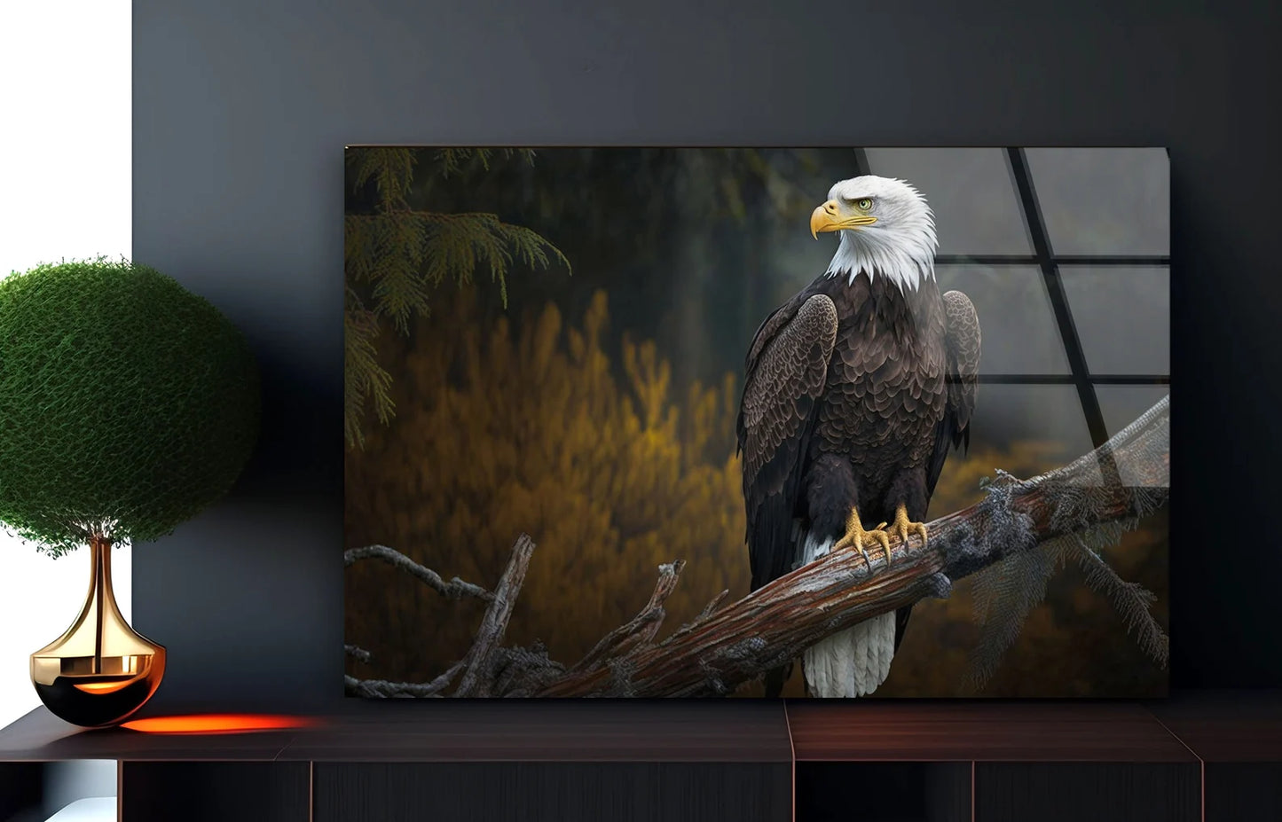Adler auf Ast