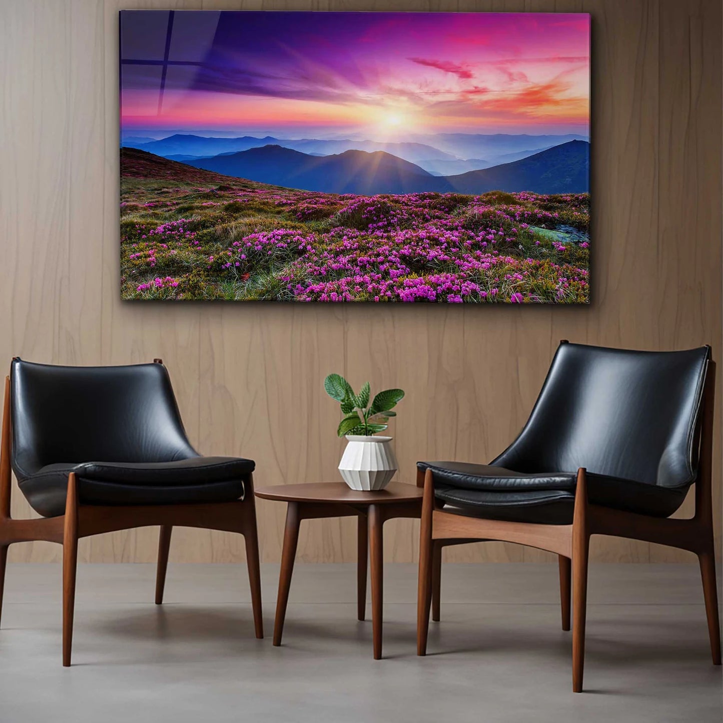 Blumige Berglandschaft