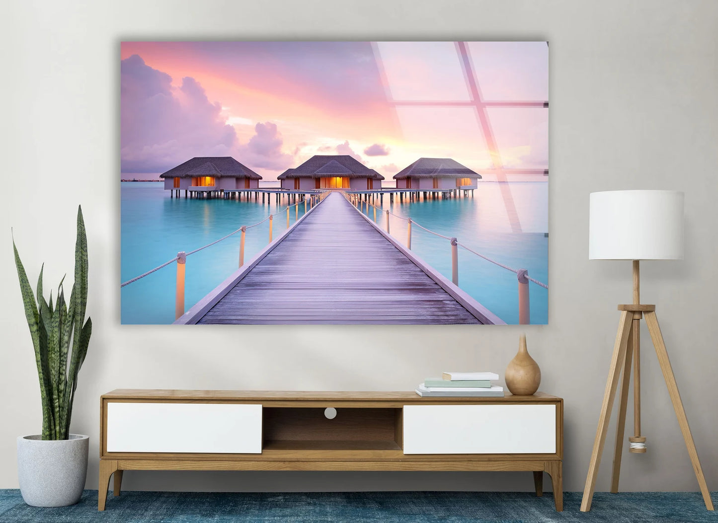 Malediven Bungalow Meer