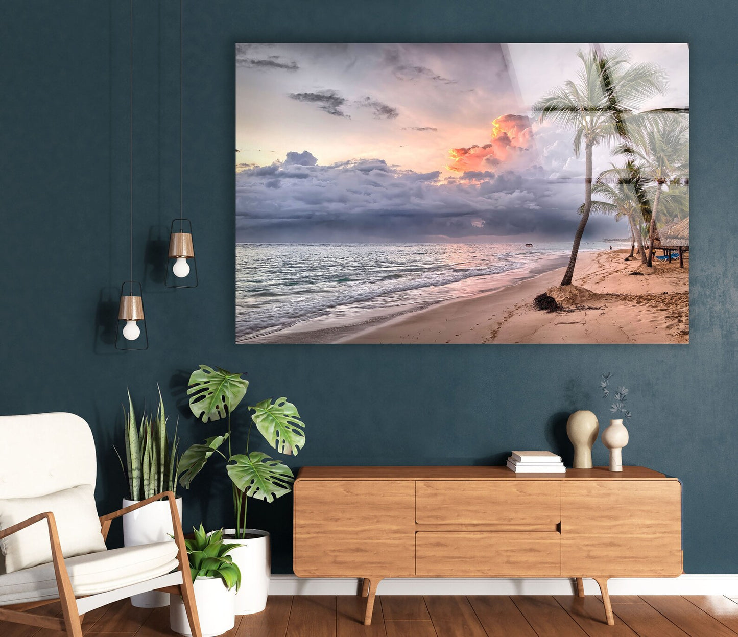 Palm Tree Ocean Beach Meerblick