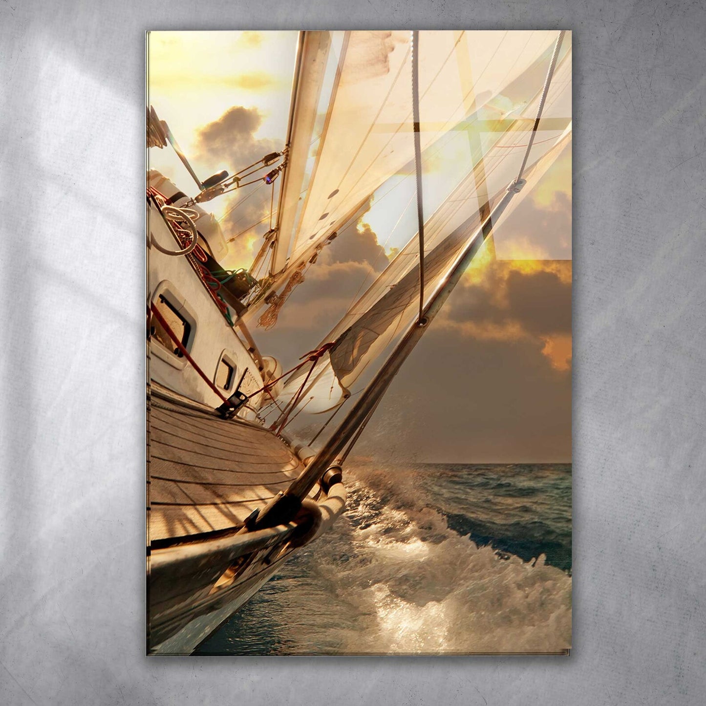 Auf dem Segelschiff