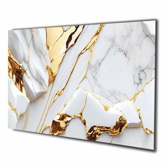 Gold Weiss Marmor