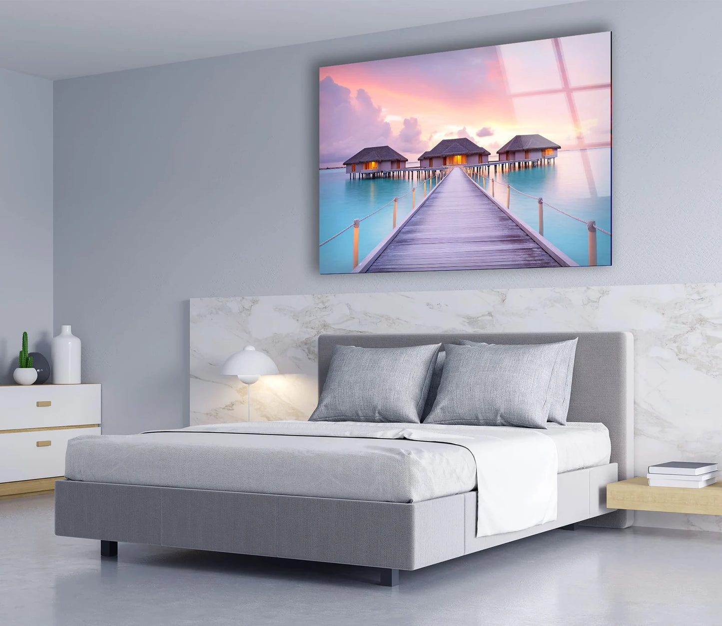 Malediven Bungalow Meer