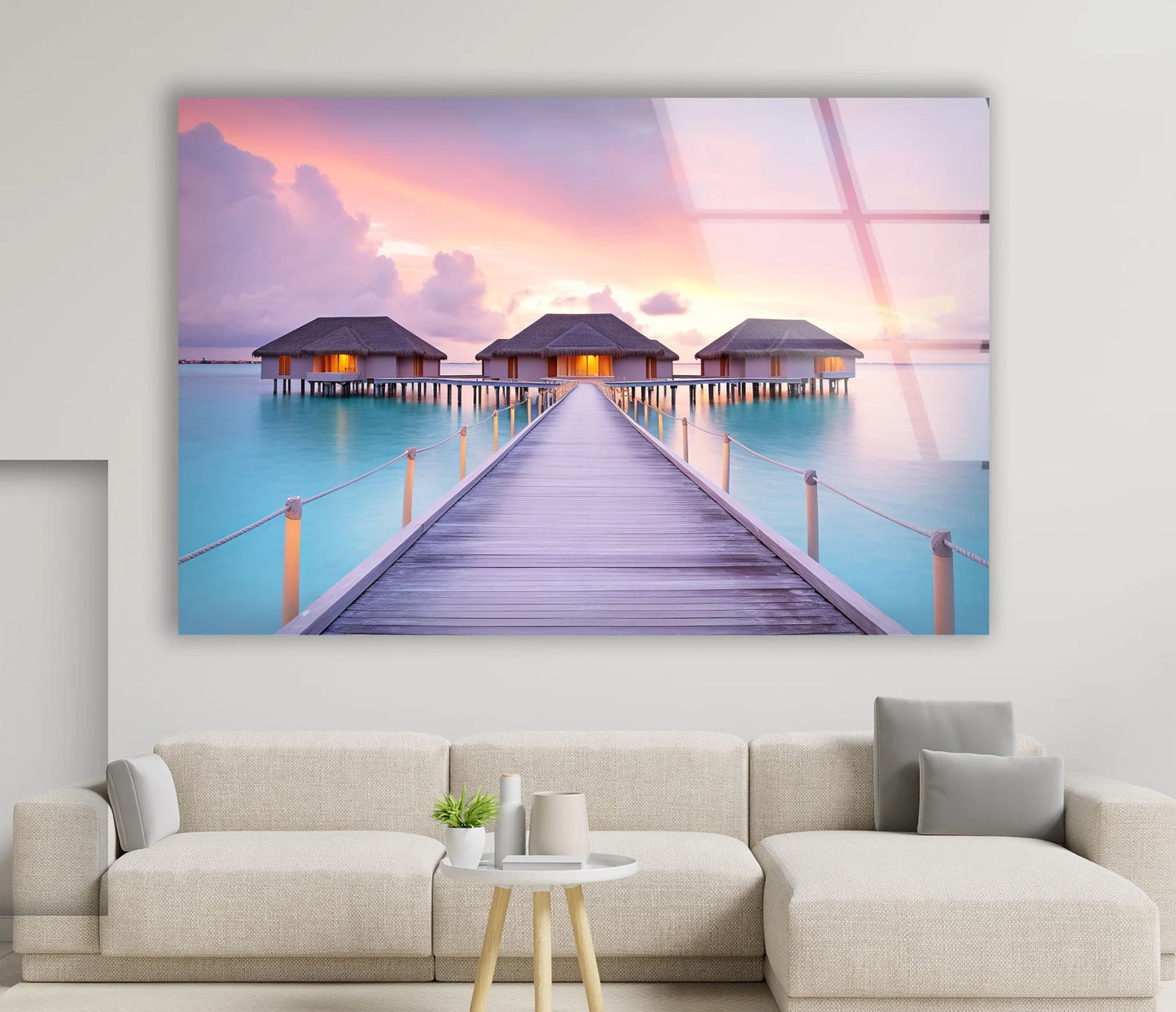 Malediven Bungalow Meer