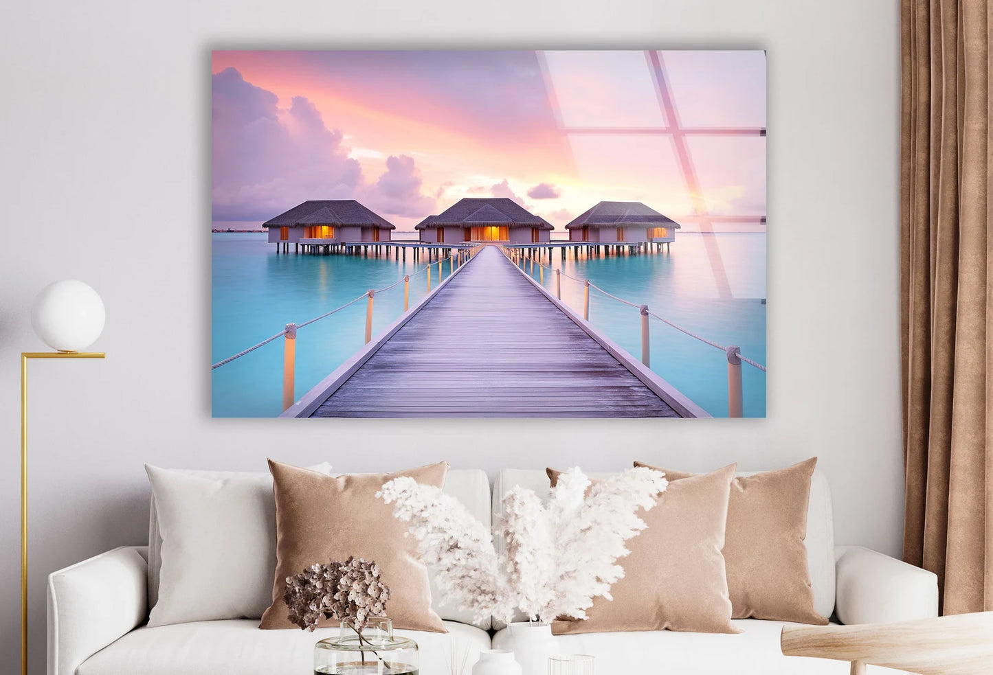 Malediven Bungalow Meer