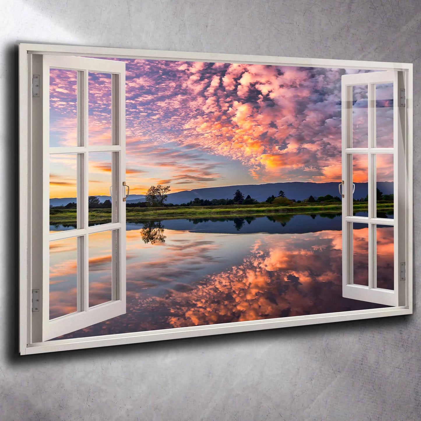 Das Fenster zum See