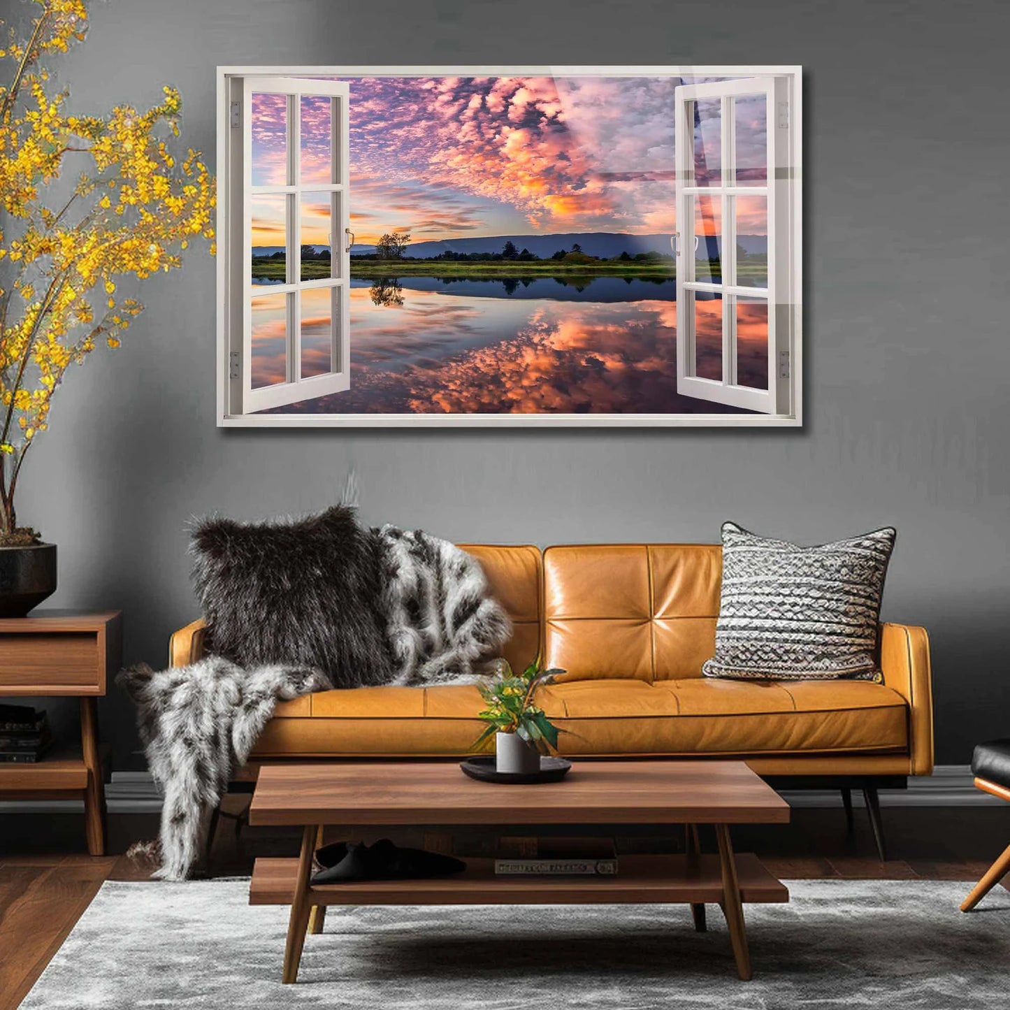 Das Fenster zum See