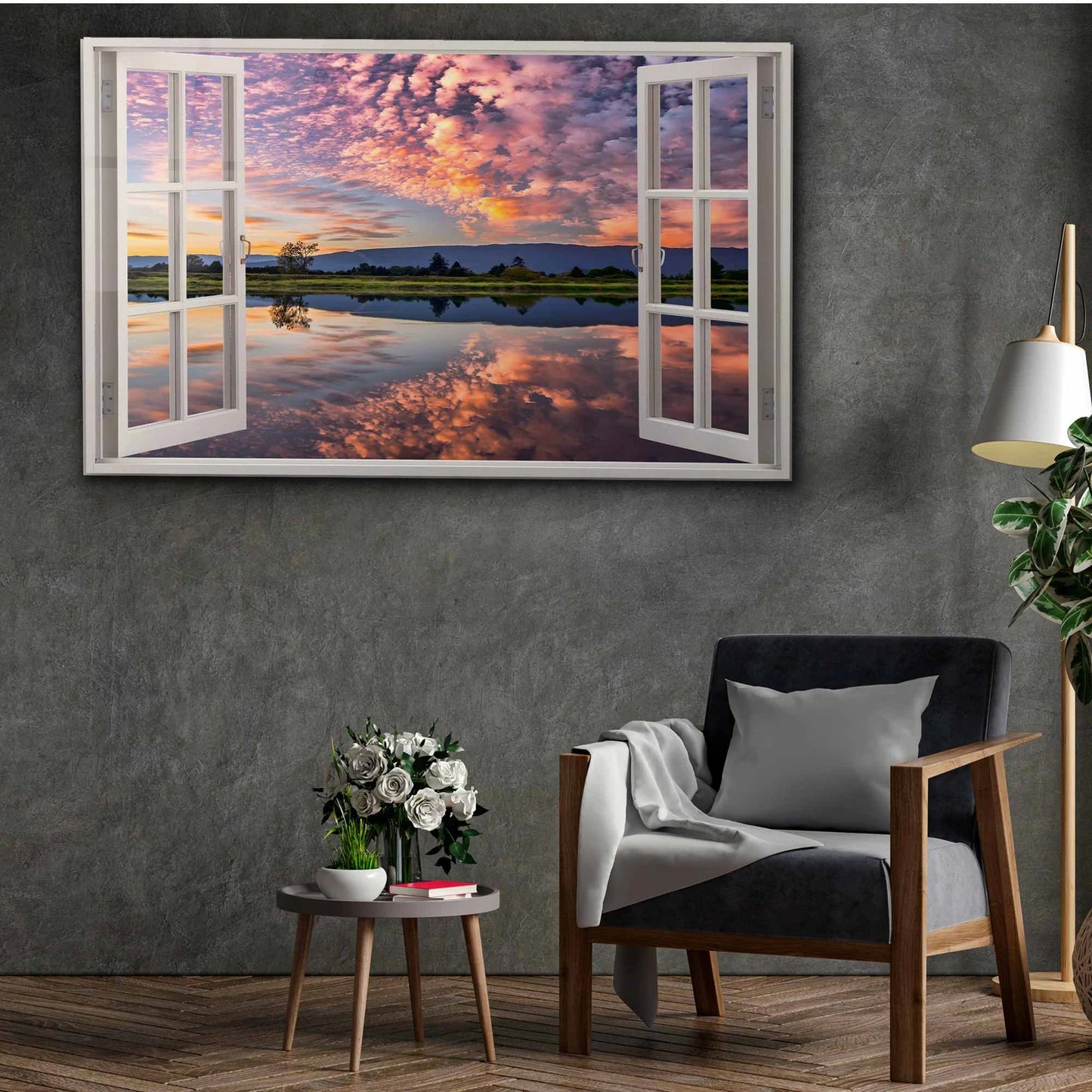 Das Fenster zum See