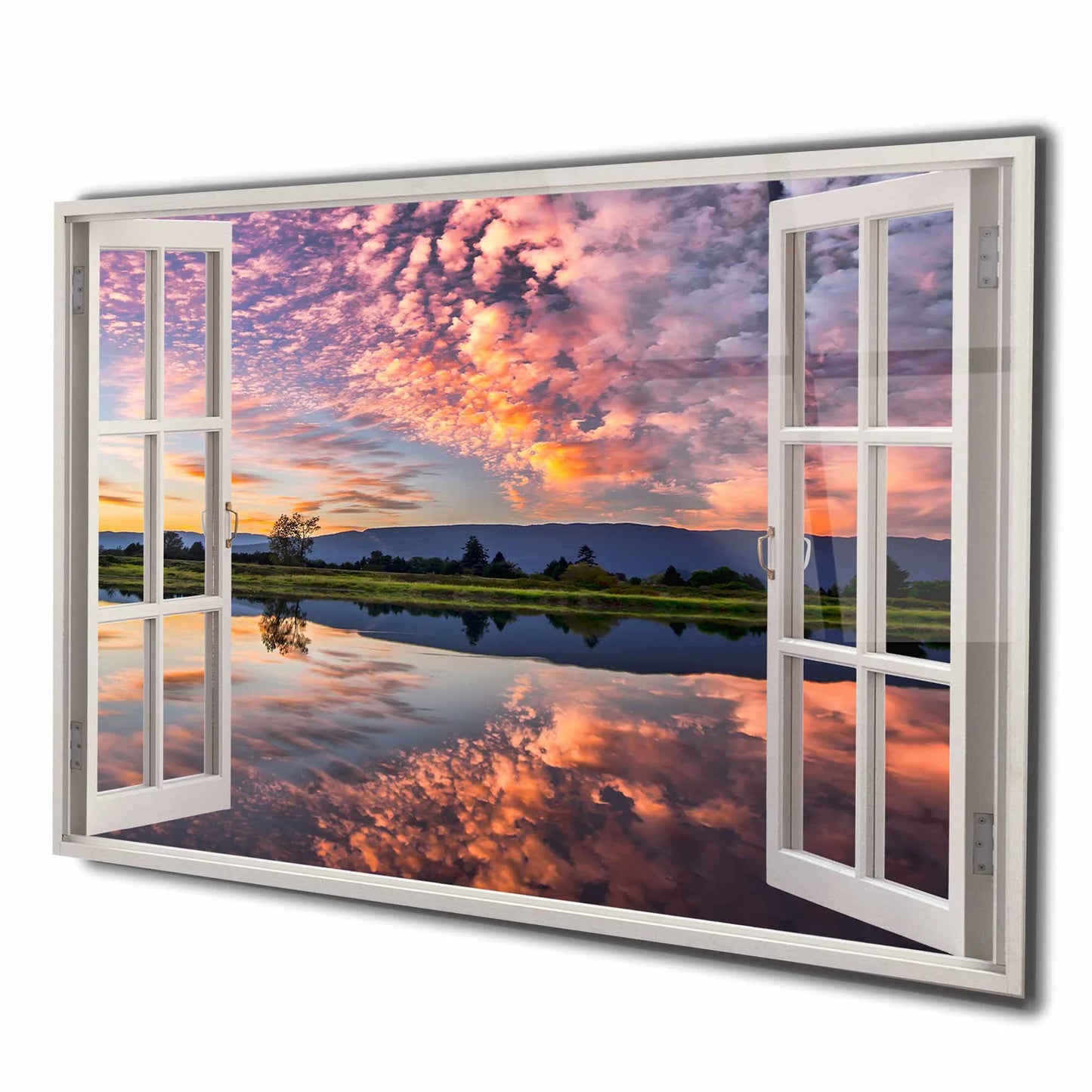 Das Fenster zum See
