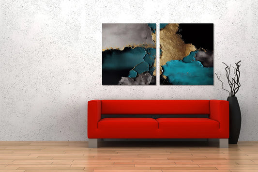 Gold Modern Einteilig oder Mehrteilig