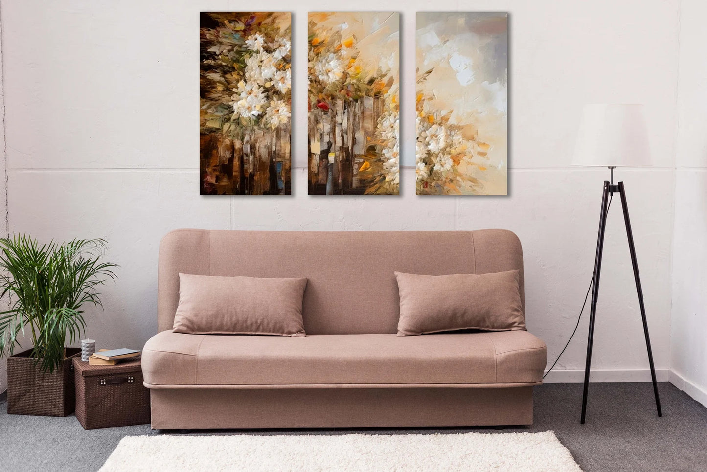 Blumen Aquarell Stiel Einteilig oder Mehrteilig