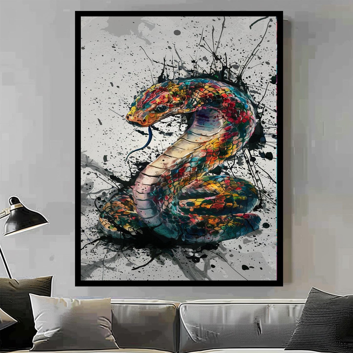 Toile d'oiseaux volants en plumes
