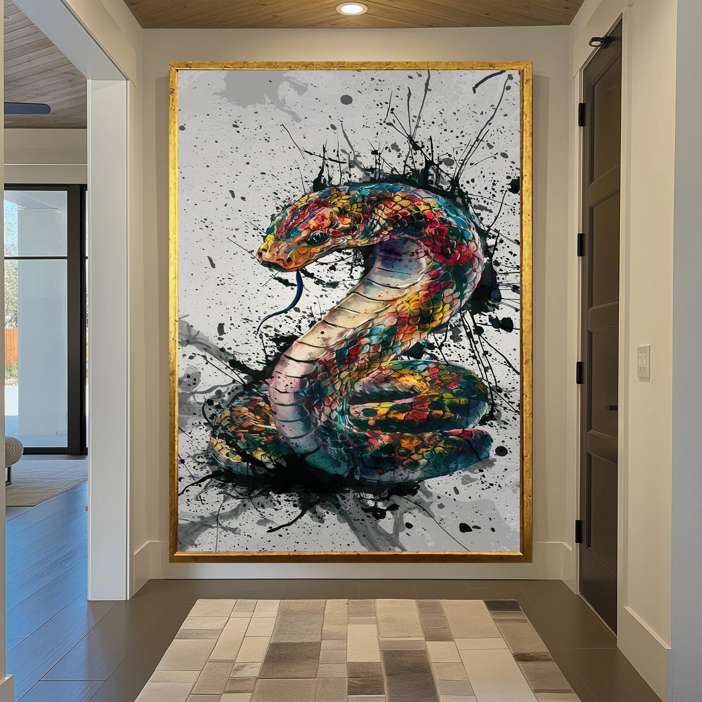 Toile d'oiseaux volants en plumes