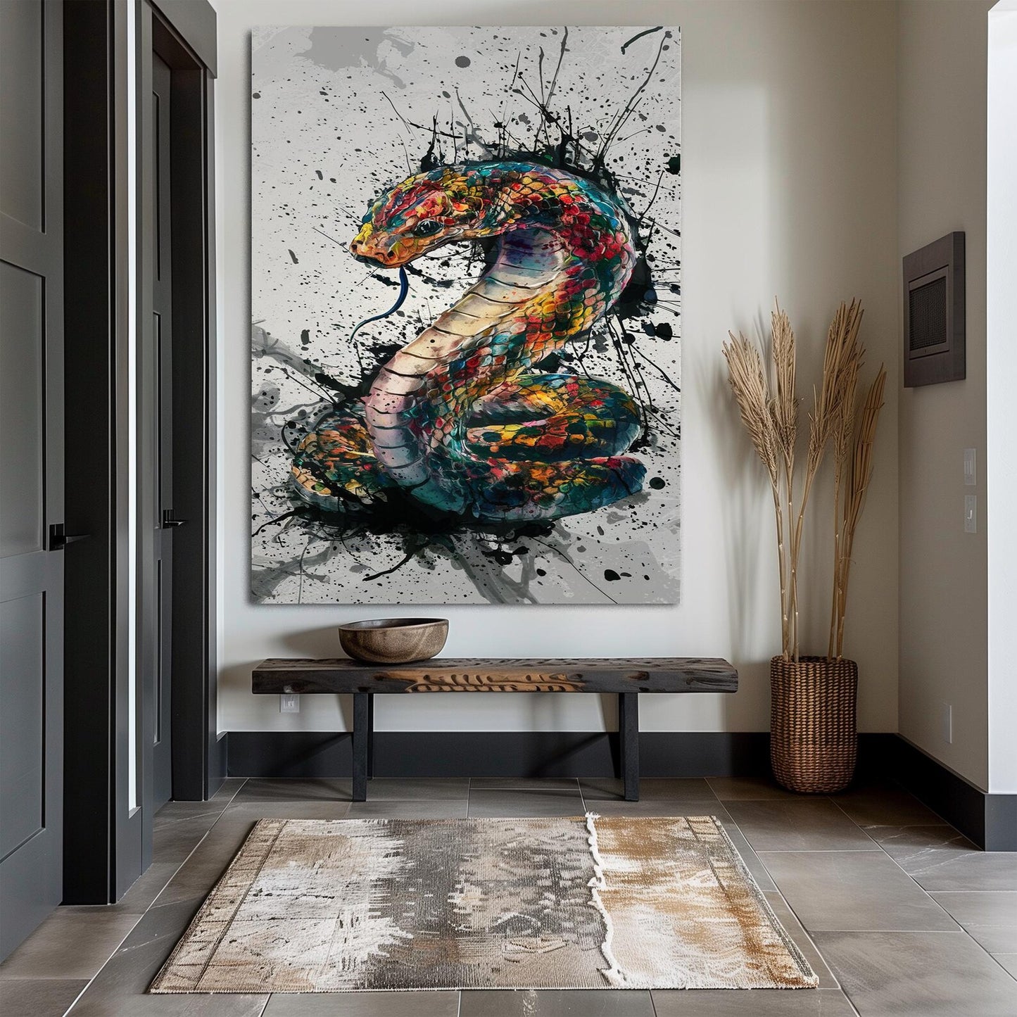 Toile d'oiseaux volants en plumes