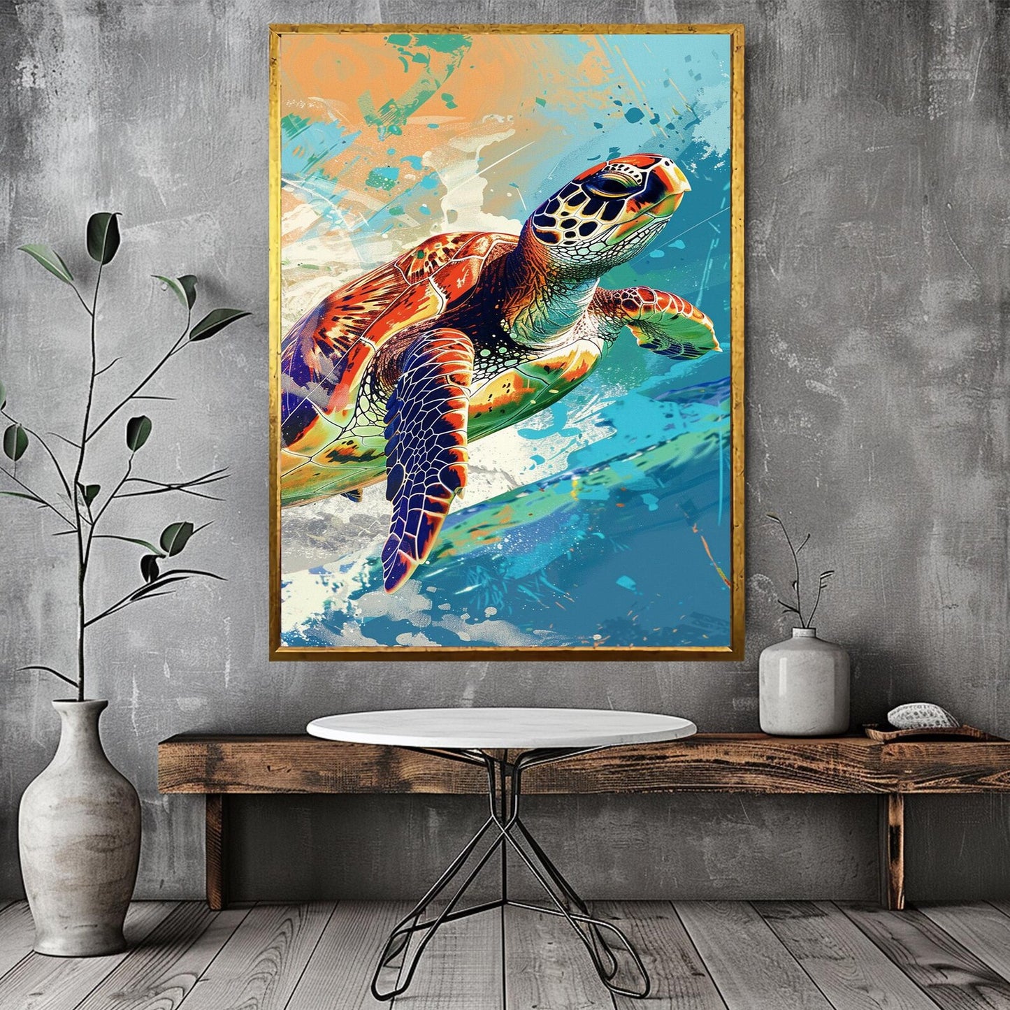 Toile d'oiseaux volants en plumes