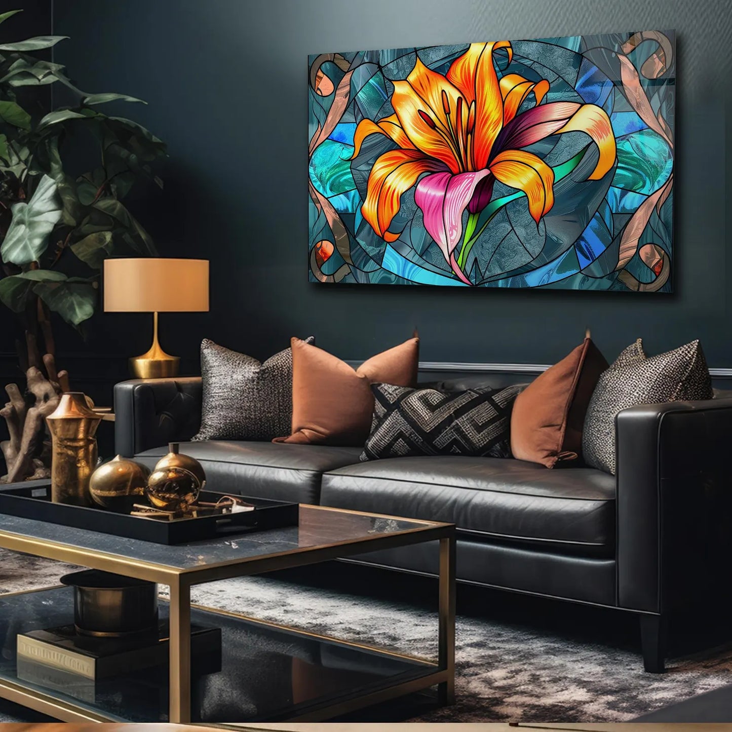 Bunte Lilien Blume 2