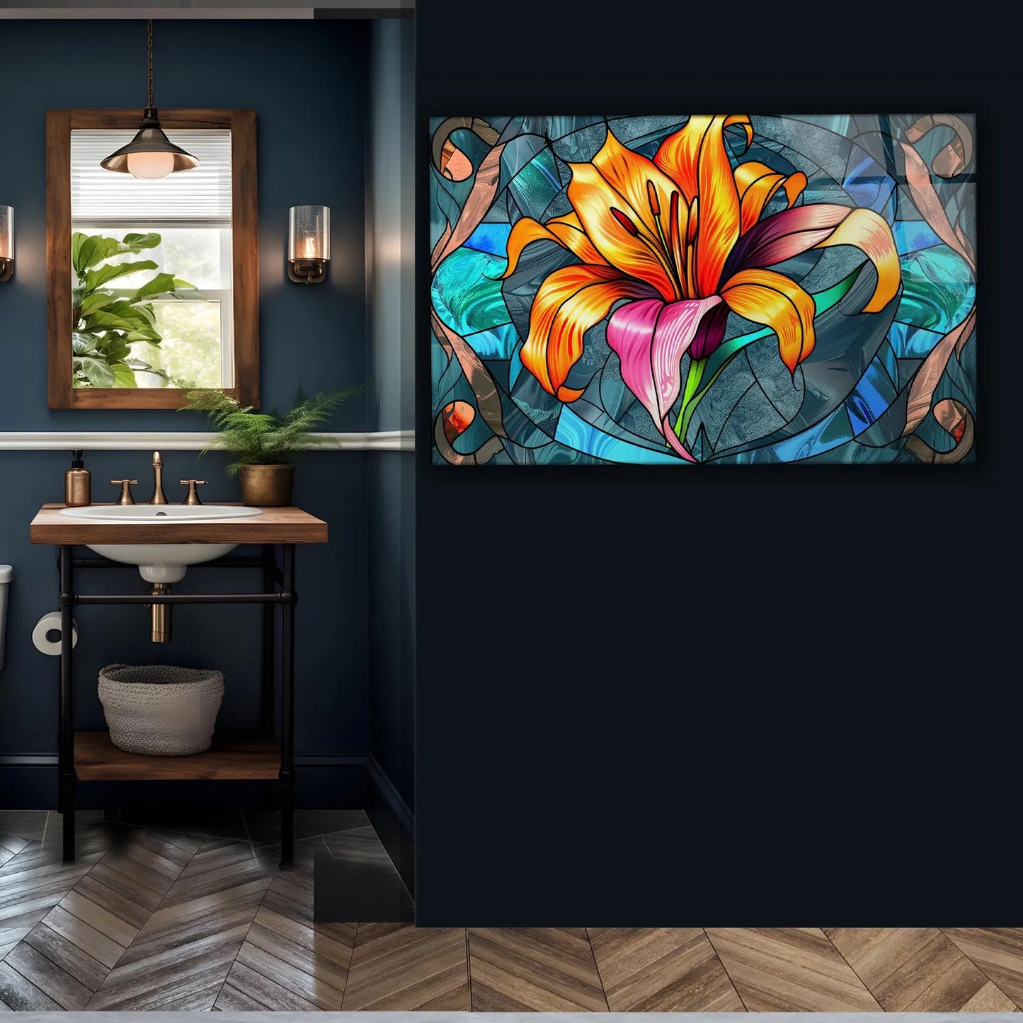 Bunte Lilien Blume 2