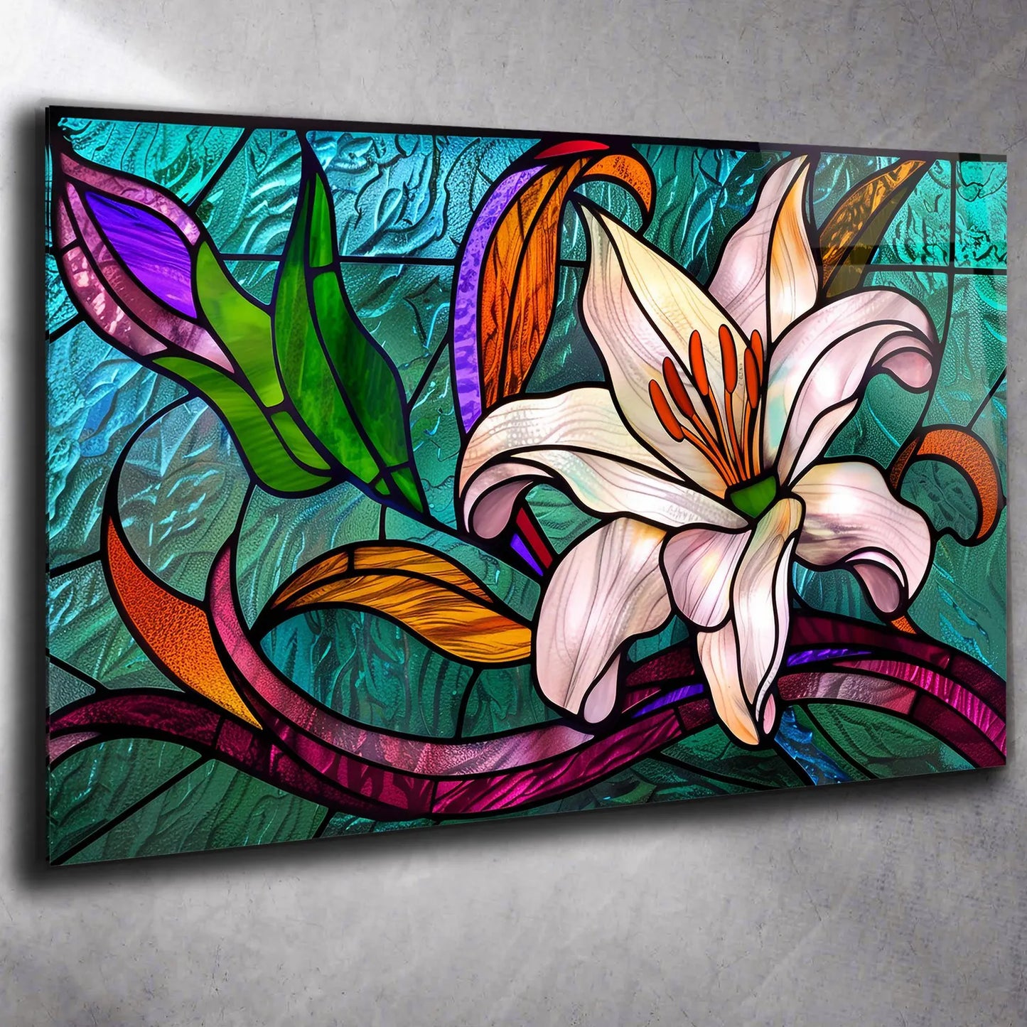 Bunte Lilien Blume
