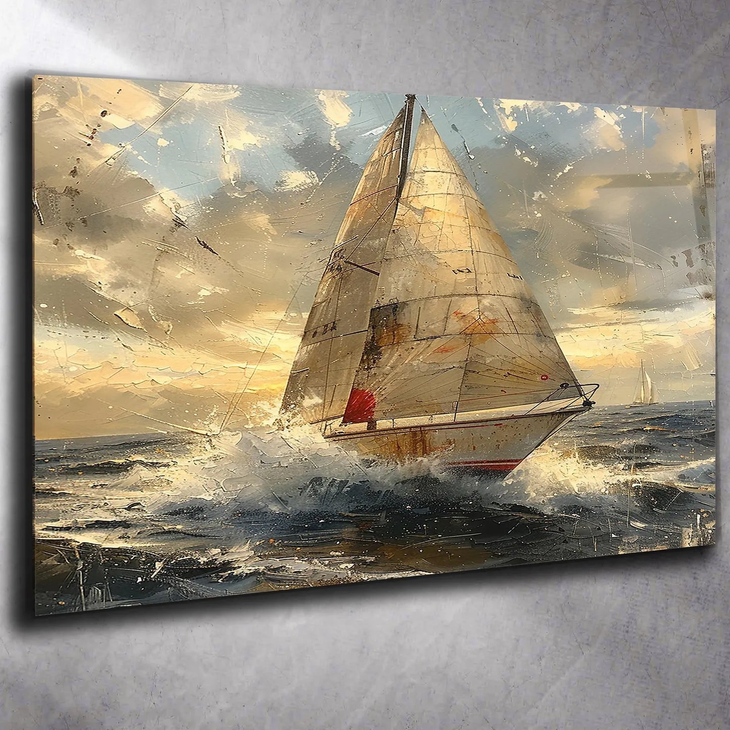 Segelboot auf dem Meer