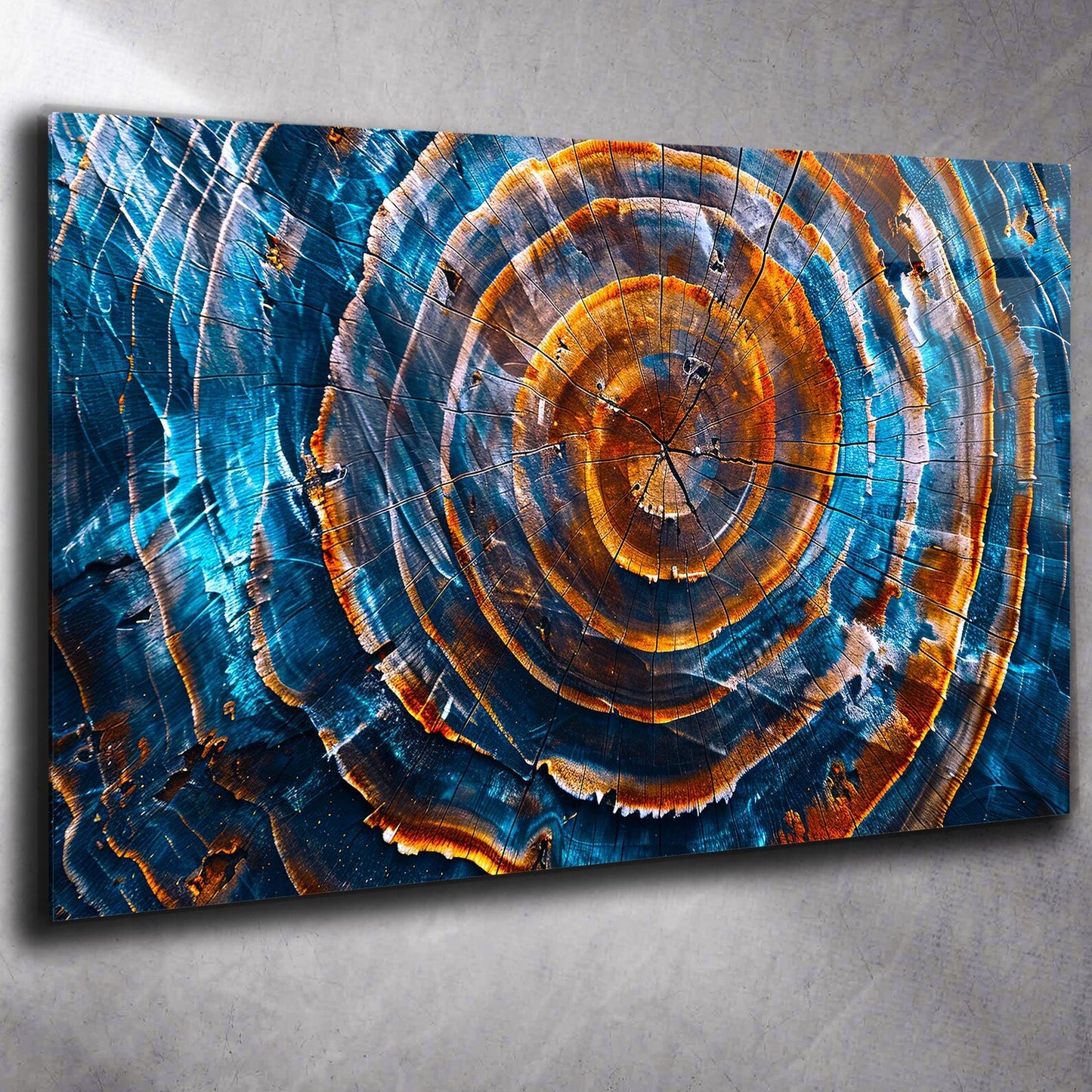 Holzstruktur Blau