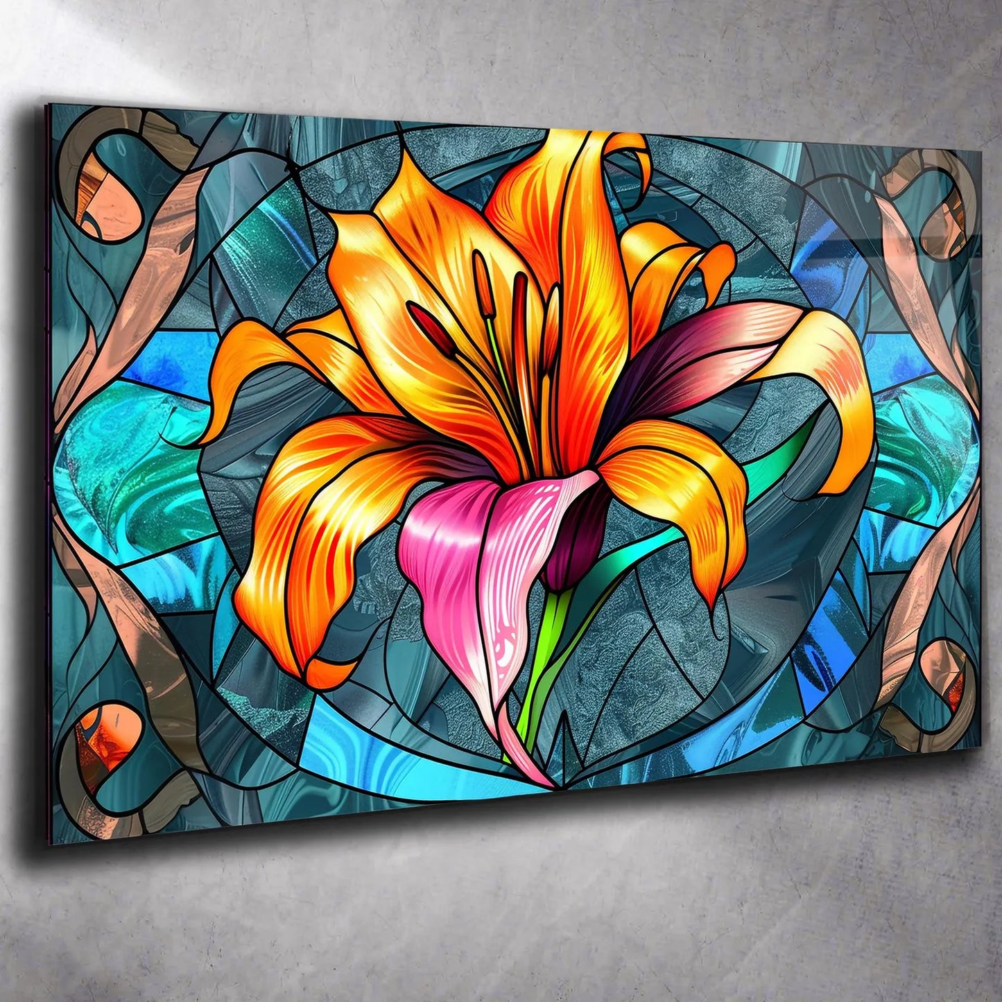 Bunte Lilien Blume 2