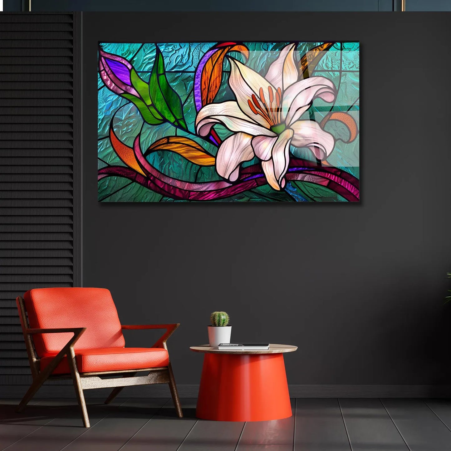Bunte Lilien Blume
