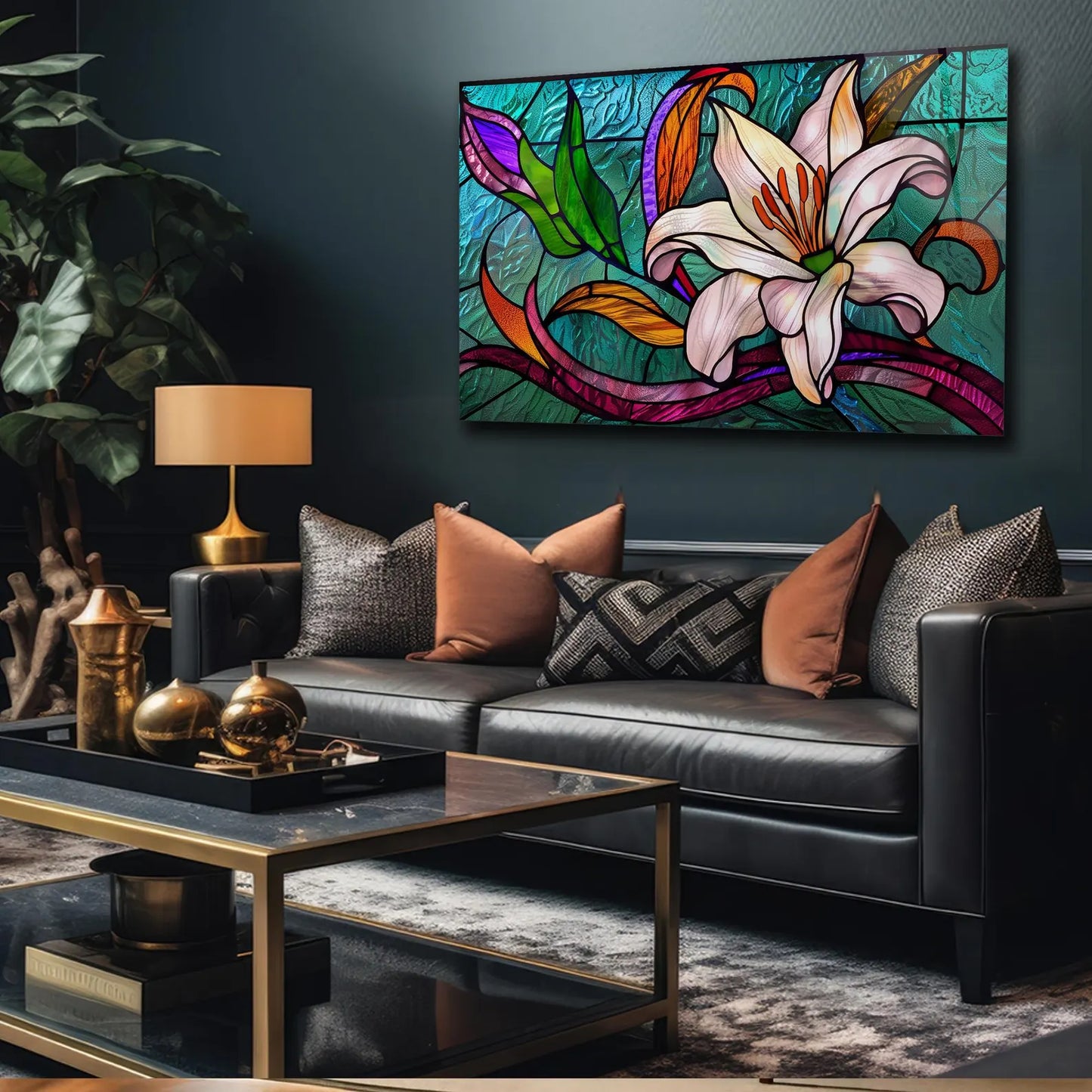 Bunte Lilien Blume