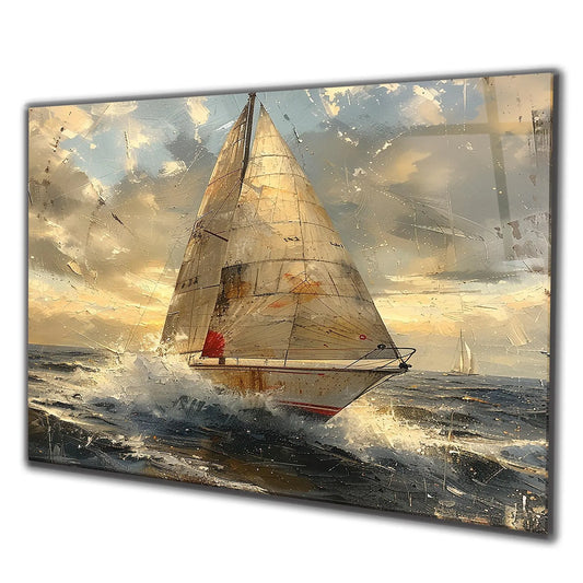 Segelboot auf dem Meer