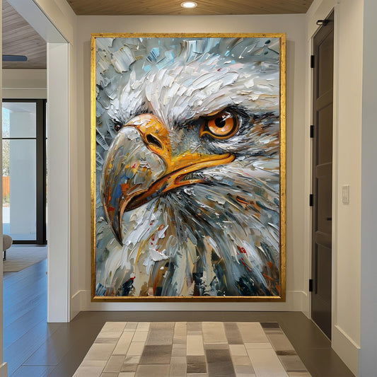 Starker Adler Blick Abstrakte Kunst