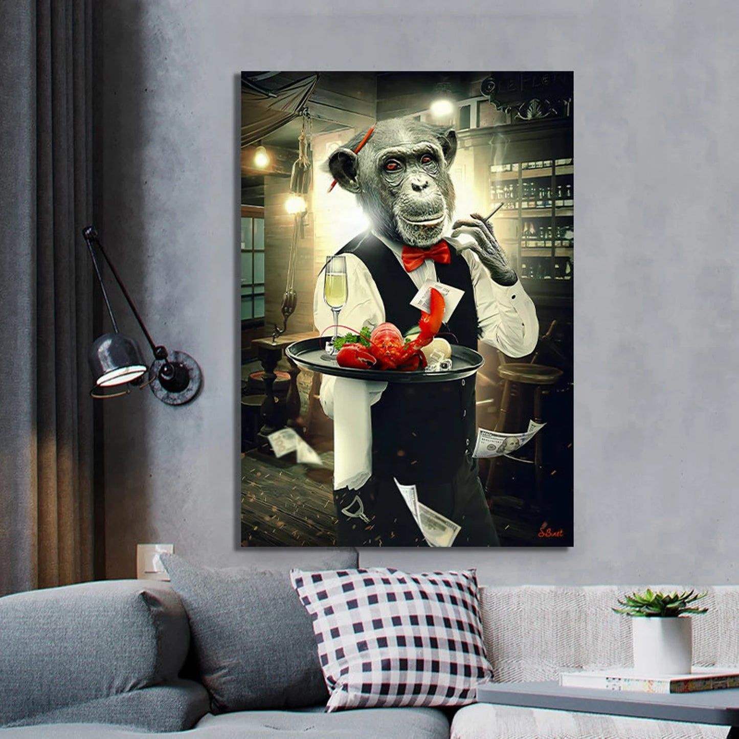 Feather Flying Birds Canvas