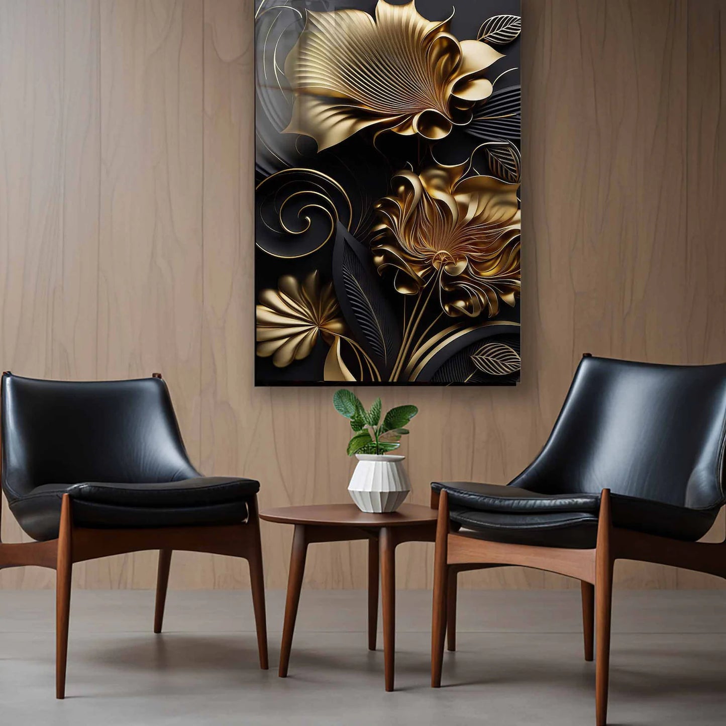 Goldige Blumen