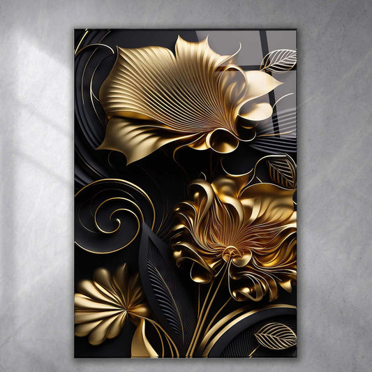 Goldige Blumen