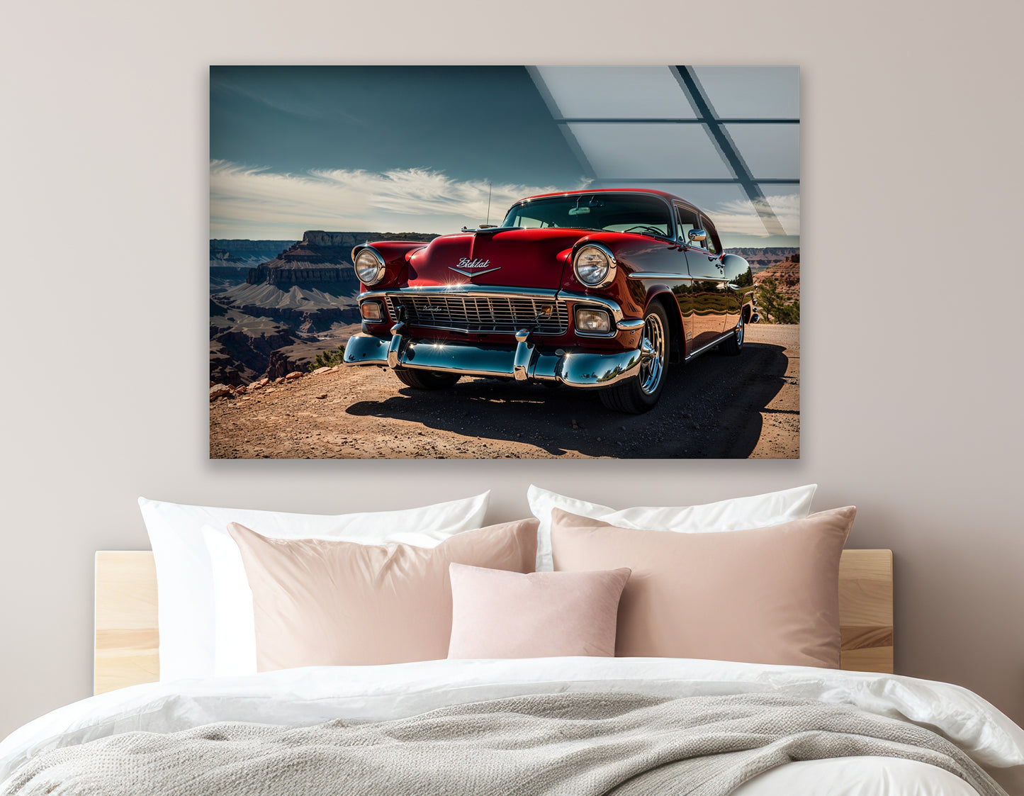 1956 Black Bel Air Hot Rod Grand Canyon USA