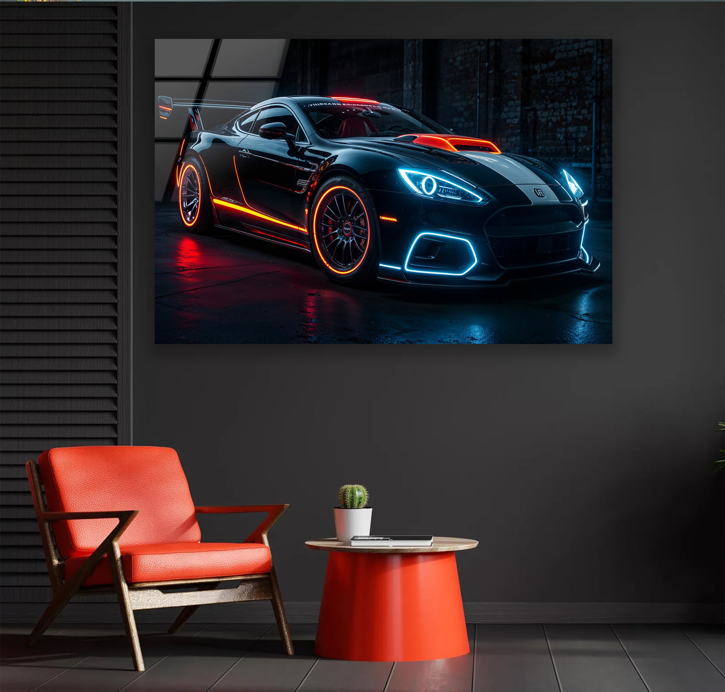 Neon Speed Car