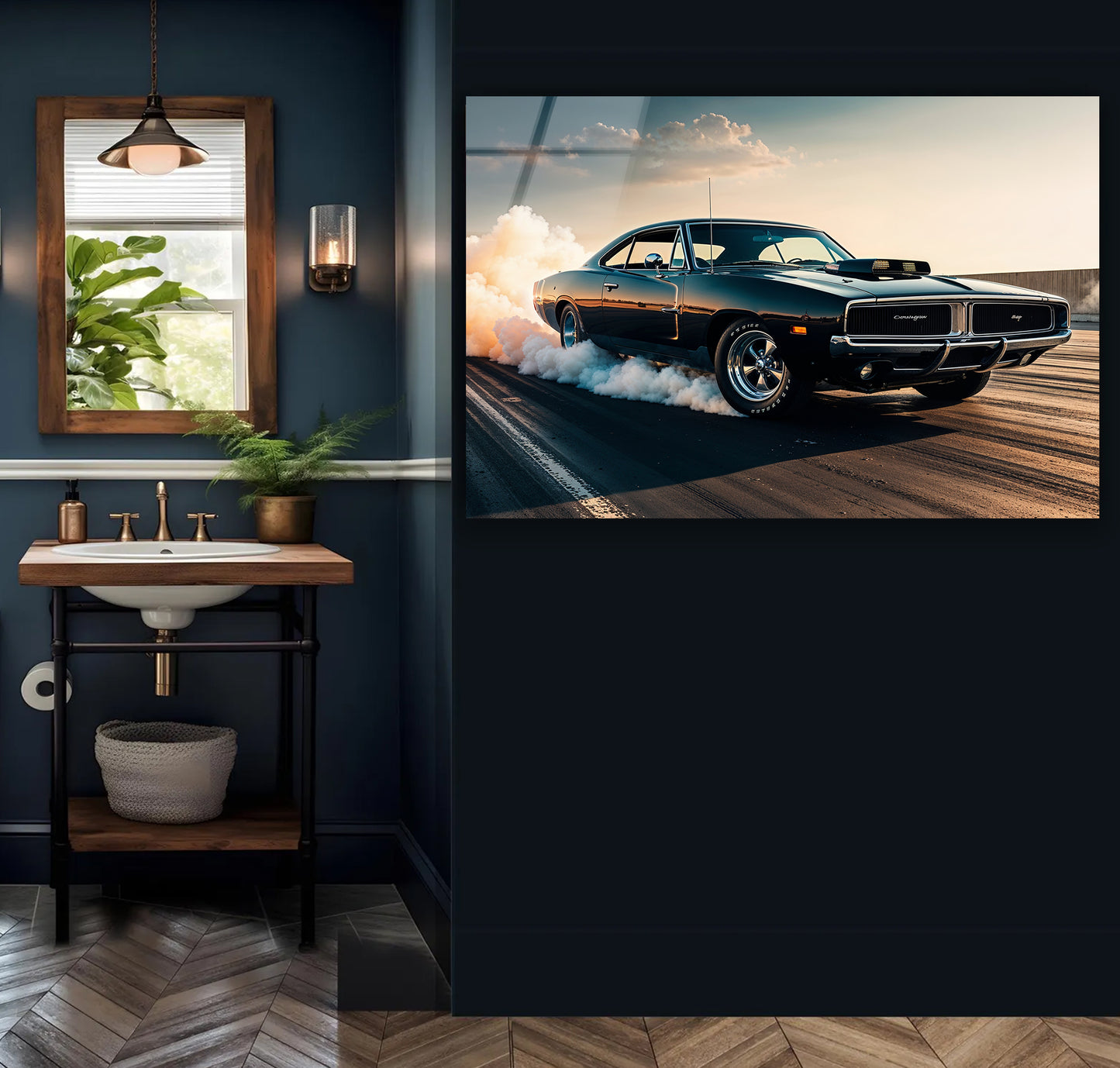 1969 Dodge Charger Burnout USA