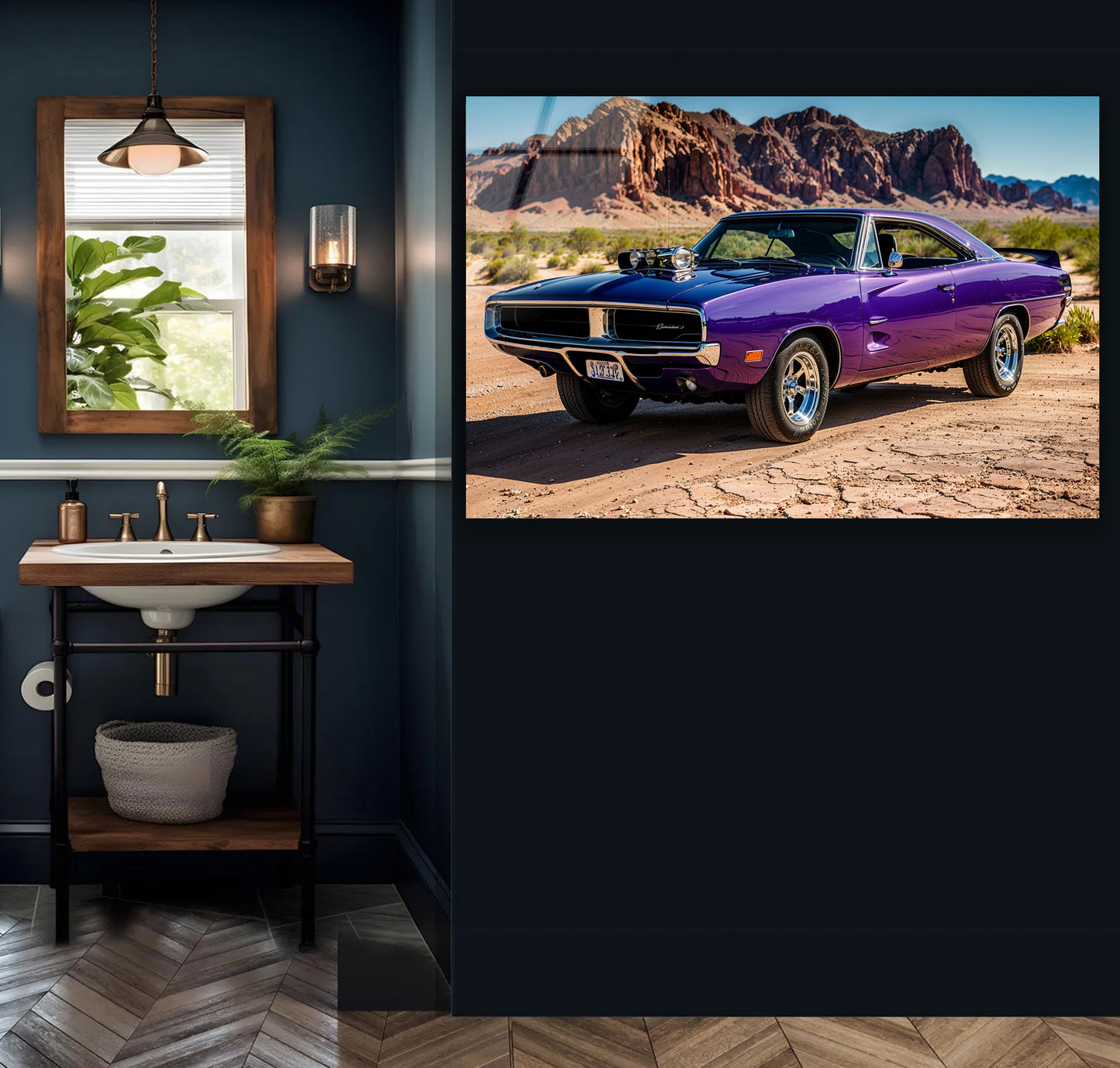 1970 Dodge Charger RT Fast and Furious Purple Valley of Fire USA