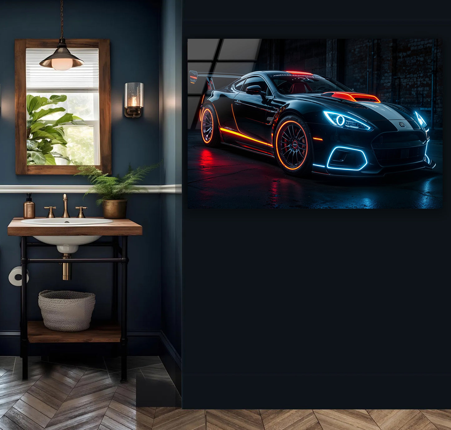 Neon Speed Car