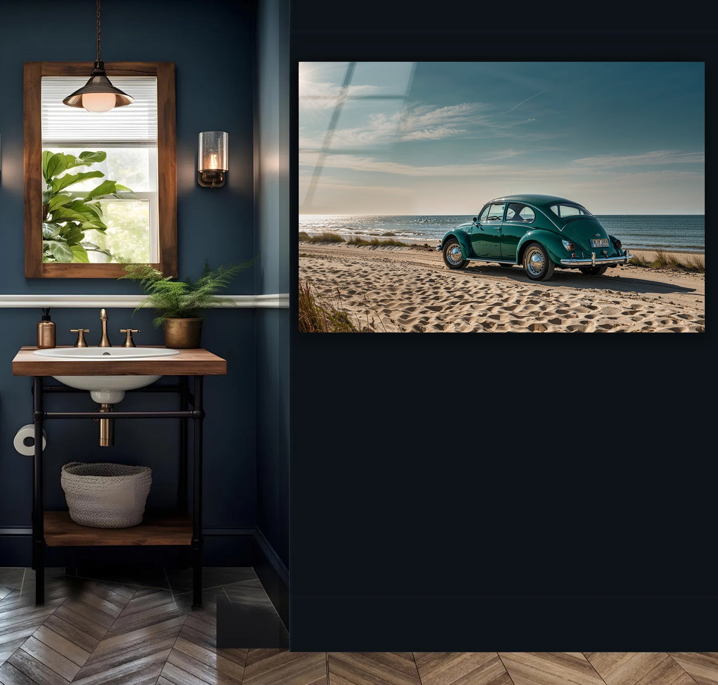 Volkswagen Käfer am Strand