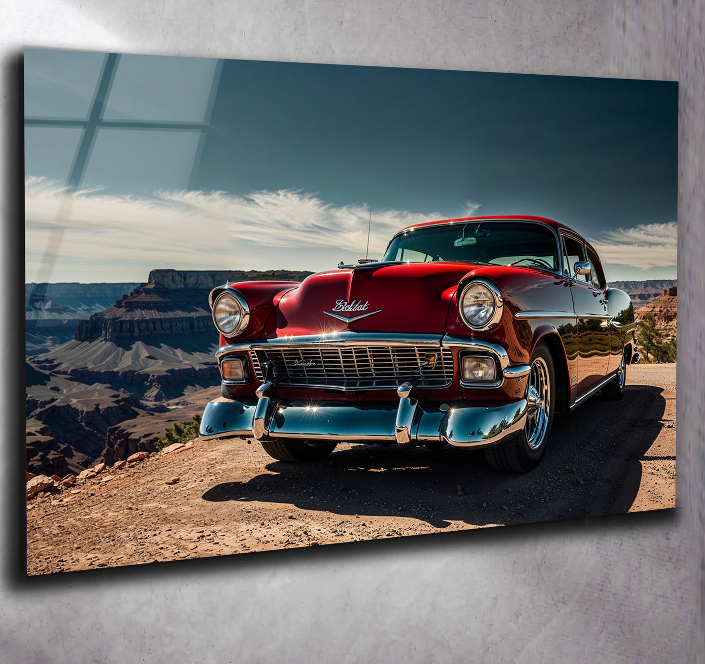 1956 Black Bel Air Hot Rod Grand Canyon USA
